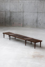 Load image into Gallery viewer, Mid Century Expandable Slatted Bench