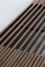 Load image into Gallery viewer, Mid Century Expandable Slatted Bench
