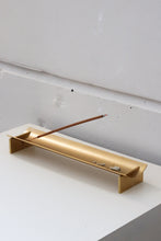 Load image into Gallery viewer, 'ARC' Weatherhead Studio Incense Holder | BRASS