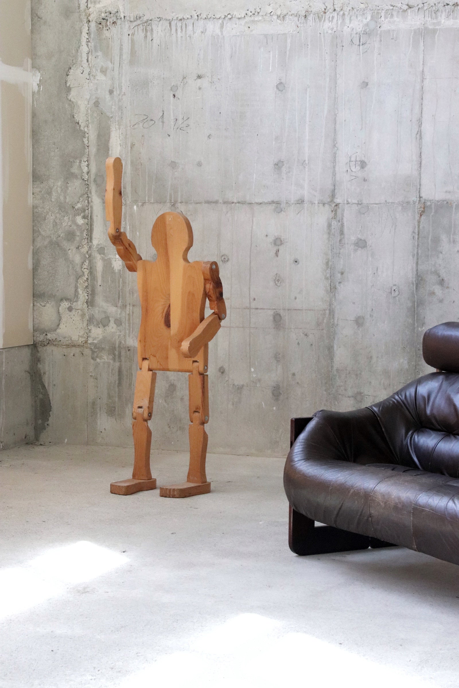 Handmade Articulating Wood Man Figure – In The Comfort Of