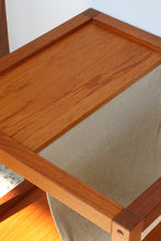 Load image into Gallery viewer, Teak Magazine Sling Side Table