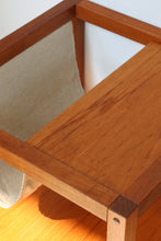 Load image into Gallery viewer, Teak Magazine Sling Side Table