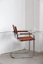 Load image into Gallery viewer, Mart Stam Cognac Leather Cantilever Chairs