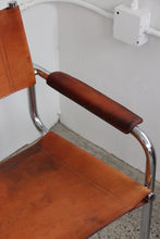 Load image into Gallery viewer, Mart Stam Cognac Leather Cantilever Chairs