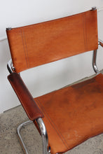 Load image into Gallery viewer, Mart Stam Cognac Leather Cantilever Chairs