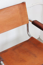 Load image into Gallery viewer, Mart Stam Cognac Leather Cantilever Chairs