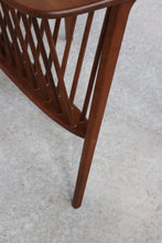 Load image into Gallery viewer, Walnut Magazine Rack Side Table By Arthur Umanoff