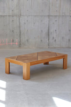 Load image into Gallery viewer, Chunky Oak Checkered Coffee Table