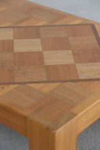 Load image into Gallery viewer, Chunky Oak Checkered Coffee Table
