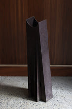 Load image into Gallery viewer, Patinated Sculptural Iron Vase