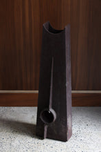 Load image into Gallery viewer, Patinated Sculptural Iron Vase