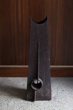 Load image into Gallery viewer, Patinated Sculptural Iron Vase
