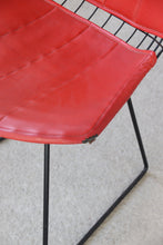 Load image into Gallery viewer, Set Of 4 Black & Red Knoll Bertoia Chairs