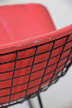 Load image into Gallery viewer, Set Of 4 Black & Red Knoll Bertoia Chairs