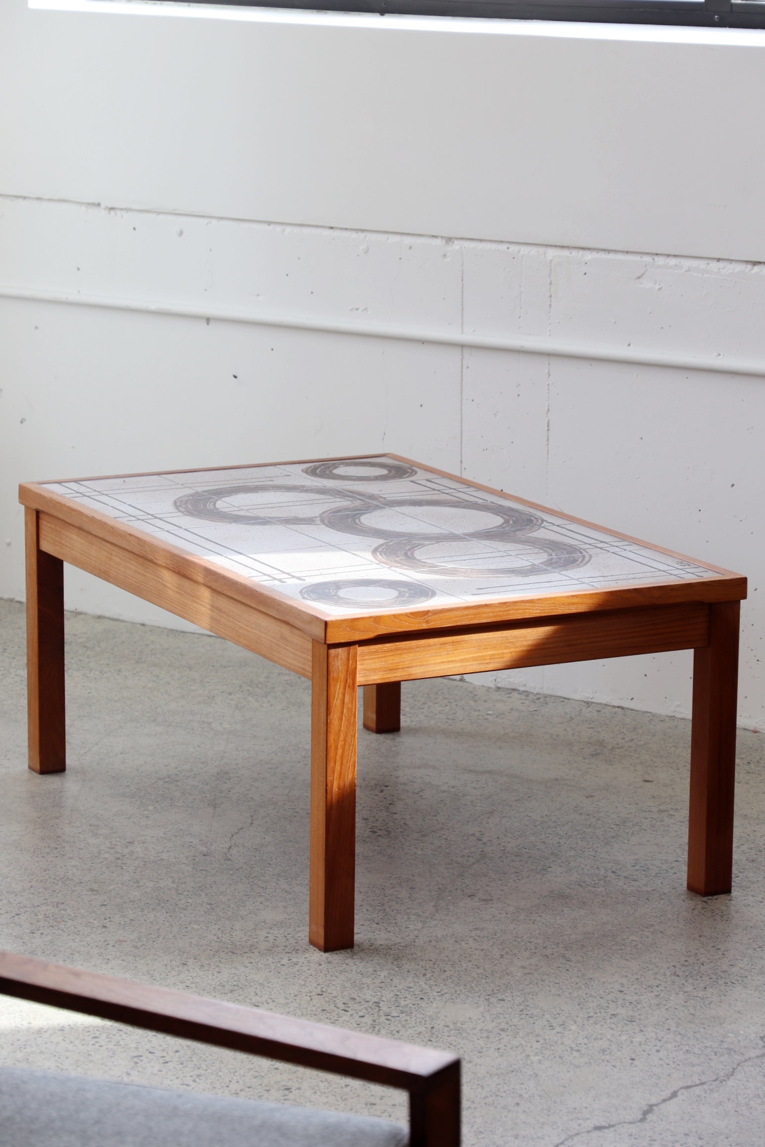 Danish Teak & Tile Coffee Table – In The Comfort Of