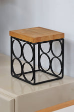 Load image into Gallery viewer, Iron & Wood Wine Rack By Arthur Umanoff