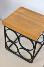 Load image into Gallery viewer, Iron & Wood Wine Rack By Arthur Umanoff
