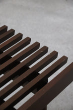 Load image into Gallery viewer, Mid Century Extendable Slatted Bench