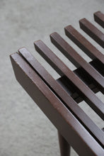 Load image into Gallery viewer, Mid Century Extendable Slatted Bench