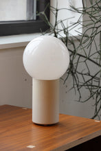 Load image into Gallery viewer, Globe Cream Cylinder Lamp