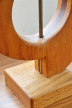 Load image into Gallery viewer, Studio Craft Sculptural Oak Lamp