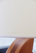 Load image into Gallery viewer, Studio Craft Sculptural Oak Lamp