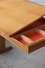 Load image into Gallery viewer, Vintage Blonde Drafting Desk