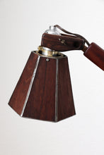 Load image into Gallery viewer, Articulating Rosewood Clamp Task Lamp