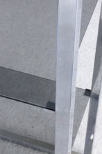 Load image into Gallery viewer, Chrome & Smoked Glass Etagere