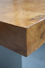 Load image into Gallery viewer, Patchwork Burl Chrome Cased Side Table
