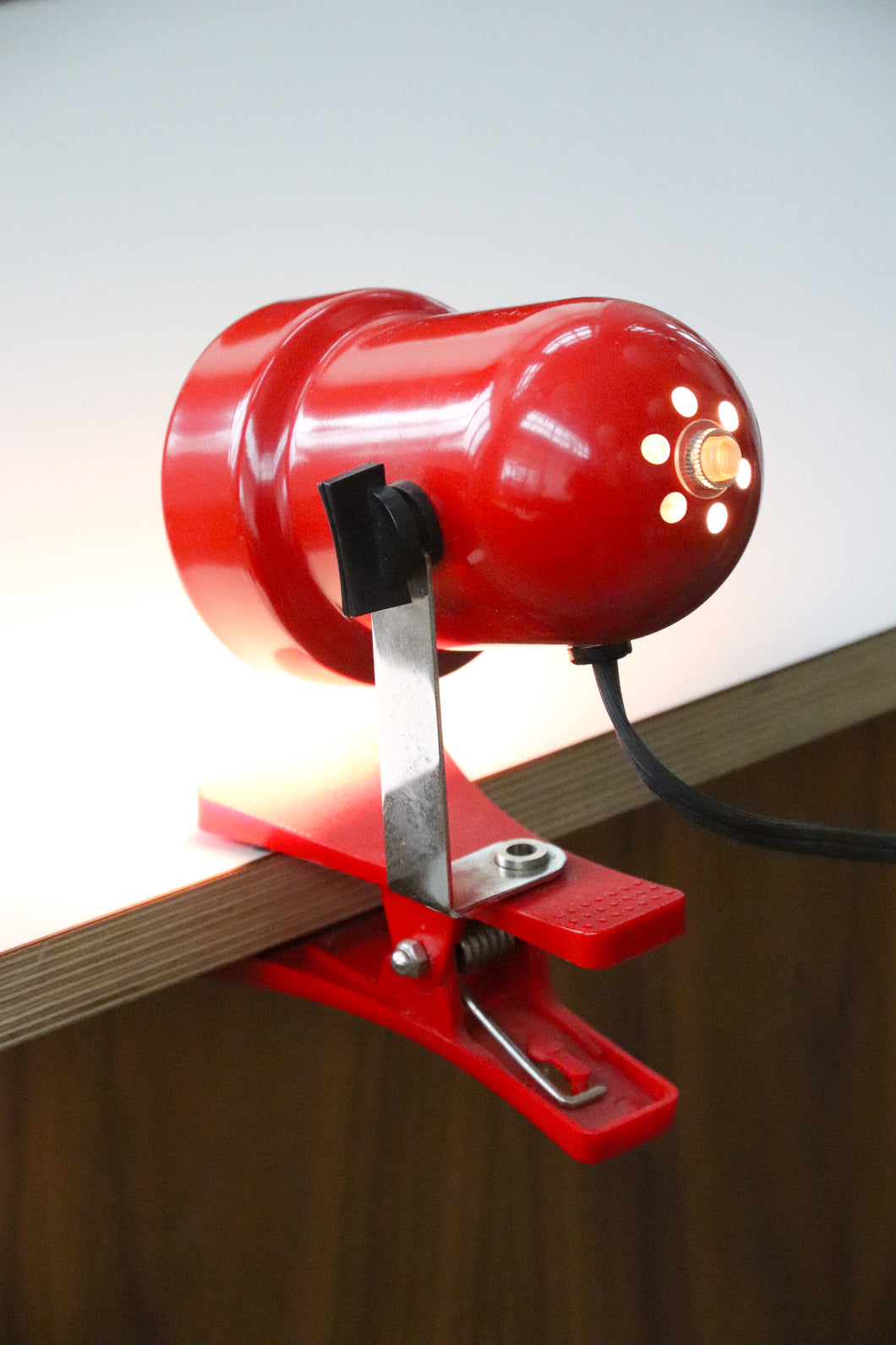 Red Task Clamp Lamp – In The Comfort Of