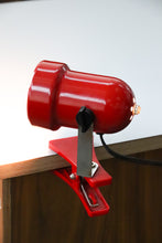 Load image into Gallery viewer, Red Task Clamp Lamp

