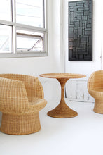 Load image into Gallery viewer, Sculptural Wicker Bistro Table
