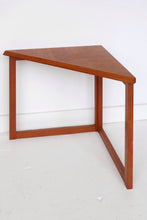 Load image into Gallery viewer, Danish Modern Teak Triangle End Table
