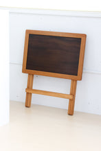 Load image into Gallery viewer, Oak &amp; Walnut Folding Tray
