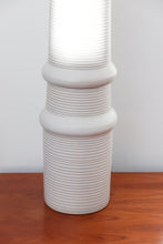 Load image into Gallery viewer, XL Martz Ceramic &amp; Walnut Lamp By Marshall Studios
