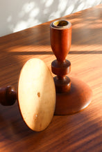Load image into Gallery viewer, Sculptural Wood Candlestick Holders
