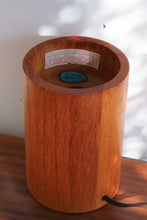 Load image into Gallery viewer, Wood Cylinder Globe Lamp By Interdesign
