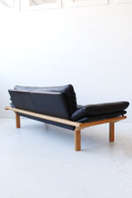 Load image into Gallery viewer, Danish Modern Leather Sofa By Komfort

