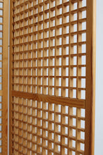 Load image into Gallery viewer, Wood Grid Room Divider
