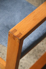 Load image into Gallery viewer, Blue Mid Century Sling Chair
