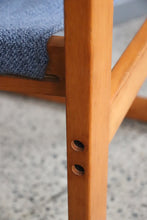 Load image into Gallery viewer, Blue Mid Century Sling Chair
