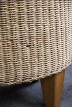 Load image into Gallery viewer, 2000's IKEA Wicker Stool
