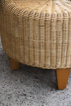 Load image into Gallery viewer, 2000's IKEA Wicker Stool
