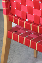 Load image into Gallery viewer, Modern Red Woven Dining Chairs

