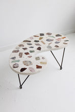 Load image into Gallery viewer, Terrazzo, Geode, &amp; Iron Coffee Table
