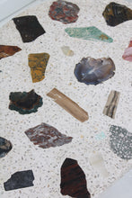 Load image into Gallery viewer, Terrazzo, Geode, &amp; Iron Coffee Table
