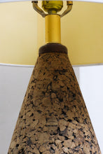 Load image into Gallery viewer, Mid Century Cork Lamp
