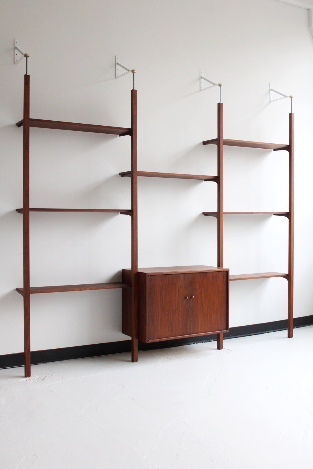 1970's Rosewood Tension Wall Unit