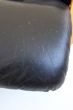 Load image into Gallery viewer, Leather Bentwood Lounge Chair &amp; Ottoman
